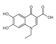 1-ethyl-6,7-dihydroxy-4-oxoquinoline-3-carboxylic acid Structure