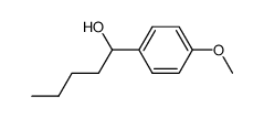 1-(4-methoxyphenyl)pentanol结构式