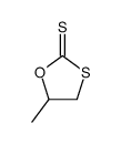 5-methyl-1,3-oxathiolane-2-thione结构式