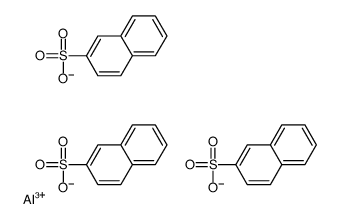 Aluminium tri(2-naphthalenesulfonate) Structure