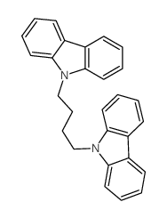 9H-Carbazole,9,9'-(1,4-butanediyl)bis- structure