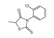 3-(2-chlorophenyl)-5-methyl-2-sulfanylidene-1,3-thiazolidin-4-one Structure