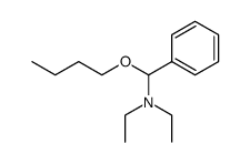 diethyl-(α-butoxy-benzyl)-amine结构式