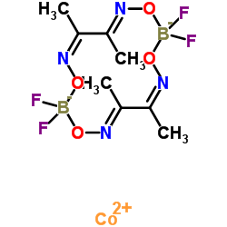 N,N',N",N"'-(Tetrafluorodiborato)bis[μ-(2,3-butanedionedioximato)]cobalt(II) structure