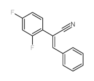 Acrylonitrile,2-(2,4-difluorophenyl)-3-phenyl- (7CI,8CI) Structure