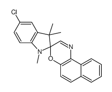 5-CHLORO-1,3-DIHYDRO-1,3,3-TRIMETHYLSPIRO[2 H-INDOLE-2,3'-[3 H]NAPHTH[2,1-B][1,4]OXAZINE] structure