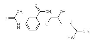 Diacetolol Structure