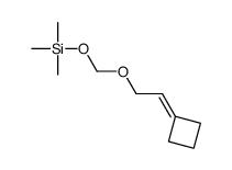 2-cyclobutylideneethoxymethoxy(trimethyl)silane结构式