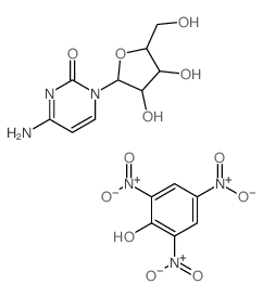 Cytidine, monopicrate结构式