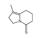 5(3H)-Indolizinethione,2,6,7,8-tetrahydro-1-methyl- Structure