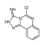 5-chloro-[1,2,4]triazolo[4,3-c]quinazolin-3-amine结构式