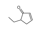 5-ethylcyclopent-2-en-1-one结构式