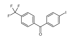 (4-iodophenyl)-[4-(trifluoromethyl)phenyl]methanone结构式