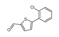 5-(2-chlorophenyl)thiophene-2-carbaldehyde Structure