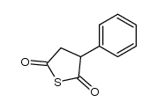 R,S-3-phenylthiolane-2,5-dione Structure