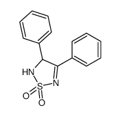 3,4-diphenyl-2,3-dihydro-1,2,5-thiadiazole 1,1-dioxide结构式