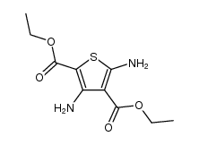 2,4-Diamino-3,5-thiophendicarbonsaeure-diethylester Structure