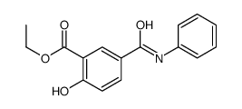 ethyl 2-hydroxy-5-(phenylcarbamoyl)benzoate结构式