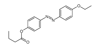 [4-[(4-ethoxyphenyl)diazenyl]phenyl] butanoate结构式