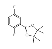 2,5-Difluorobenzeneboronic acid pinacol ester Structure