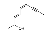 (3E,5E)-nona-3,5-dien-7-yn-2-ol Structure