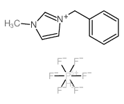 1-苄基-3-甲基咪唑六氟磷酸盐结构式