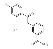 1-[2-(4-fluorophenyl)-2-oxo-ethyl]pyridine-5-carboxamide结构式