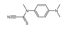 N-(4-Dimethylamino-phenyl)-N-methyl-2-nitrilo-thioacetamide Structure