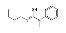 3-butyl-1-methyl-1-phenylthiourea Structure