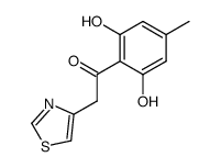 1-(2,6-dihydroxy-4-methyl-phenyl)-2-thiazol-4-yl-ethanone Structure