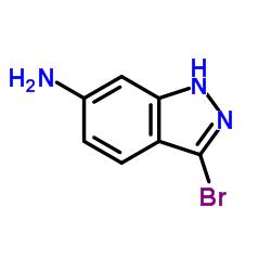 3-Bromo-1H-indazol-6-amine structure