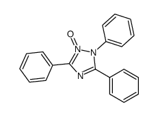 1-oxido-2,3,5-triphenyl-1,2,4-triazol-1-ium结构式