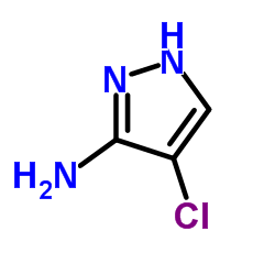 4-氯-1H-吡唑-3-胺结构式