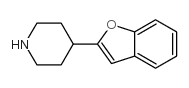 4-(2-苯并呋喃)-哌啶结构式