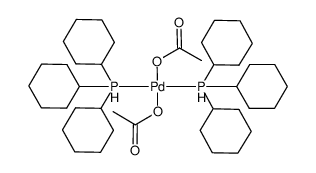 (Cy3P)2Pd(OAc)2 Structure