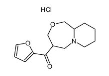 furan-2-yl-(octahydro-pyrido[2,1-c][1,4]oxazepin-4-yl)-methanone, hydrochloride结构式