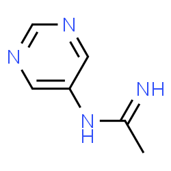 Ethanimidamide, N-5-pyrimidinyl-, (E)- (9CI) structure