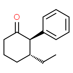 Cyclohexanone, 3-ethyl-2-phenyl-, (2R,3R)-rel- (9CI) Structure