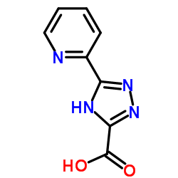 3-carboxy-5-(pyrid-2'-yl)-1,2,4-triazole Structure