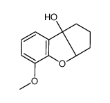 5-methoxy-1,2,3,3a-tetrahydrocyclopenta[b][1]benzofuran-8b-ol Structure