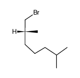 (R)-1-bromo-2,6-dimethyl-heptane Structure