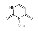 3-methyluracil Structure