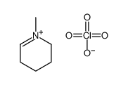 1-methyl-2,3,4,5-tetrahydropyridin-1-ium,perchlorate Structure