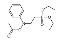 [N-(2-diethoxyphosphorylethyl)anilino] acetate Structure