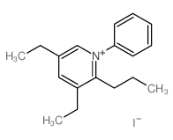 3,5-diethyl-1-phenyl-2-propyl-2H-pyridine结构式