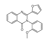 2-(furan-2-yl)-3-(2-methoxyphenyl)quinazolin-4-one Structure