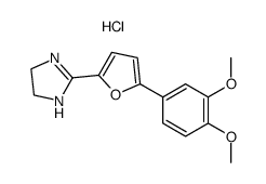 2-[5-(3,4-dimethoxyphenyl)-furan-2-yl]imidazoline hydrochloride结构式