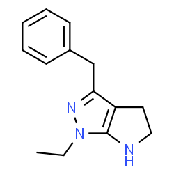 Pyrrolo[2,3-c]pyrazole, 1-ethyl-1,4,5,6-tetrahydro-3-(phenylmethyl)- (9CI) Structure