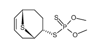 Phosphorodithioic acid O,O-dimethyl S-(9-thiabicyclo[3.3.1]non-6-en-2-yl) ester structure