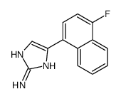 5-(4-fluoronaphthalen-1-yl)-1H-imidazol-2-amine结构式